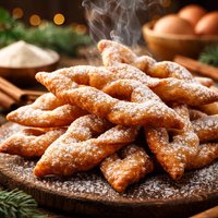 Traditional Norwegen Cookies Fattigmann 84