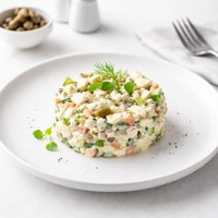Traditional Russian Olivier Salad