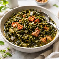 Traditional Southern Greens Mustard Turnip or Collards