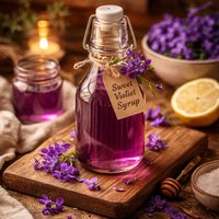 Traditional Sweet Violet Syrup