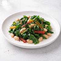 Traditional Swiss Chard and Beans from Vegweb Com