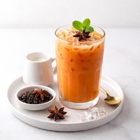 Traditional Thai Iced Tea with Star Anise