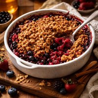 Triple Berry Granola Crisp
