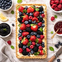 Triple Berry Tart