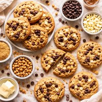 Triple Chipper Cookies