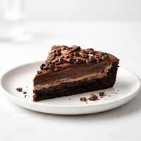 Triple Chocolate Brownie Pie