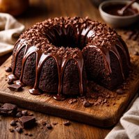 Triple Chocolate Bundt Cake