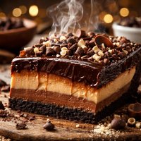 Triple Chocolate Custard Pie