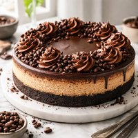 Triple Chocolate Espresso Cheesecake