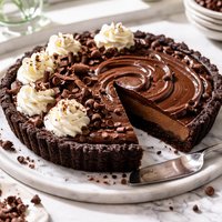 Triple Chocolate Fudge Pie