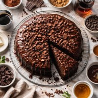 Triple Chocolate Rum Cake