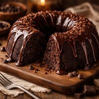 Triple Chocolate Sour Cream Bundt Cake Low Fat
