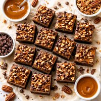 Triple Chocolate Turtle Fudge