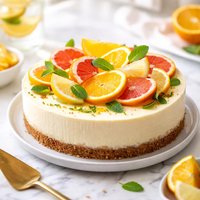 Triple Citrus Cheesecake