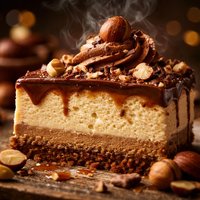 Triple Hazelnut Cheesecake