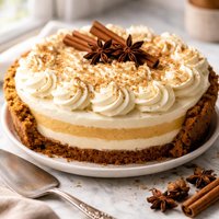 Triple Layer Eggnog Pie