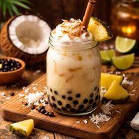 Tropical Coconut Bubble Tea