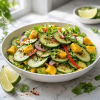 Tropical Cucumber Salad