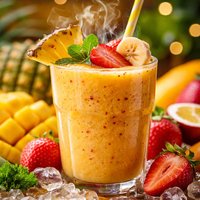 Tropical Fresh Fruit Smoothie