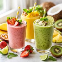 Tropical Fruity Smoothies