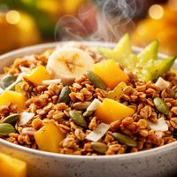 Tropical Granola with Seeds