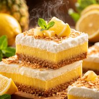 Tropical Lemon Cream Bars