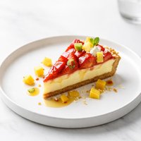 Tropical Strawberry Pie