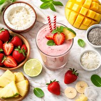 Tropical Strawberry Smoothie