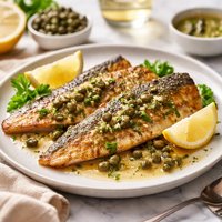 Trout with Caper Sauce