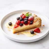 True Kuchen Crust Fruit and Custard Version
