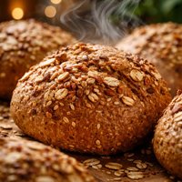 True Wholemeal Rolls with Grains