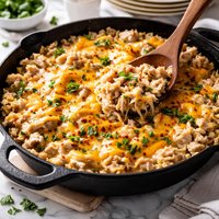 Tuna and Cheddar Skillet