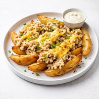 Tuna Melt Potato Wedges