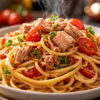 Tuna Spaghetti for One or Two