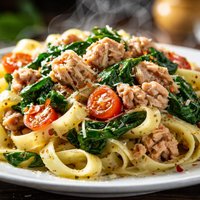 Tuna Spinach Pasta