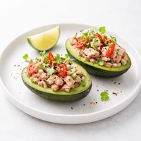 Tuna Stuffed Avocado