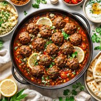 Tunisia Beef Meatballs Kefta De Boeuf