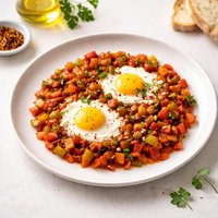 Tunisian Eggs Peppers