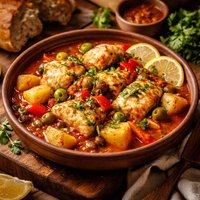 Tunisian Fish Stew with Potatoes