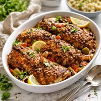Tunisian Style Chicken Thighs