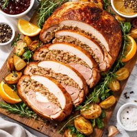 Turducken a Chicken in a Duck in a Turkey