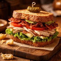 Turkey and Bacon Sandwich