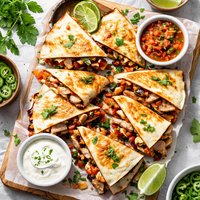Turkey and Balsamic Onion Quesadillas