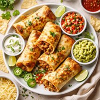 Turkey and Cheese Chimichangas Ww