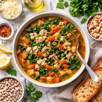 Turkey and Navy Bean Soup
