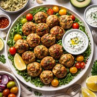 Turkey and Pork Meatballs