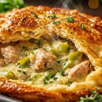 Turkey and Sweet Leek Pie