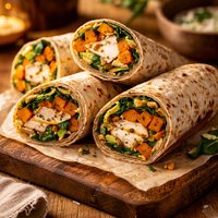 Turkey and Sweet Potato Wraps