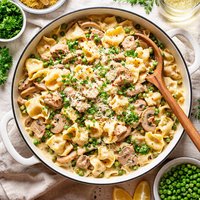 Turkey and Tortellini Tetrazzini