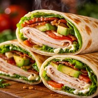 Turkey Avocado Wraps